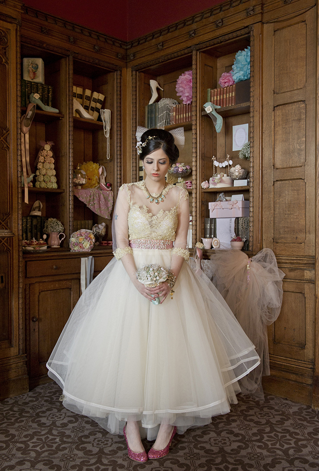 wilden bride tulle dress with veil