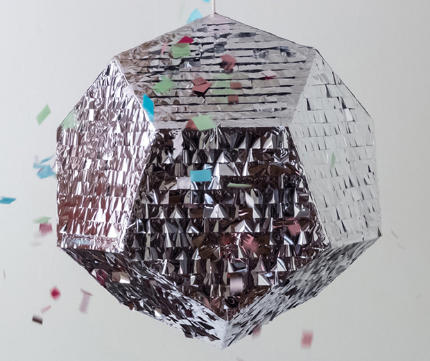 silver-pinata