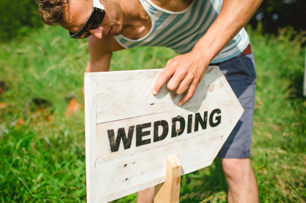 wedding sign