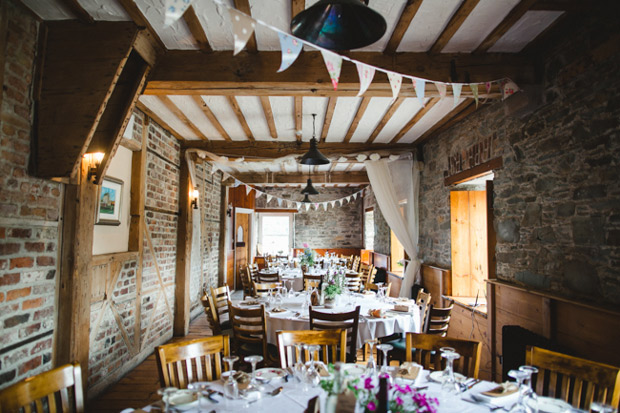 rustic barn wedding reception