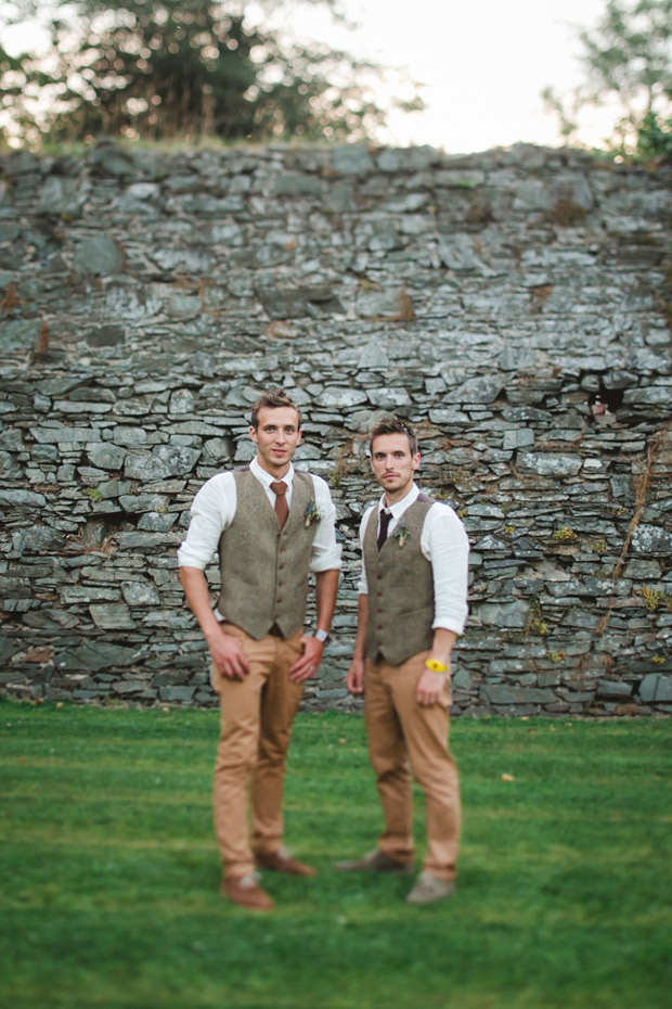 rustic groom style