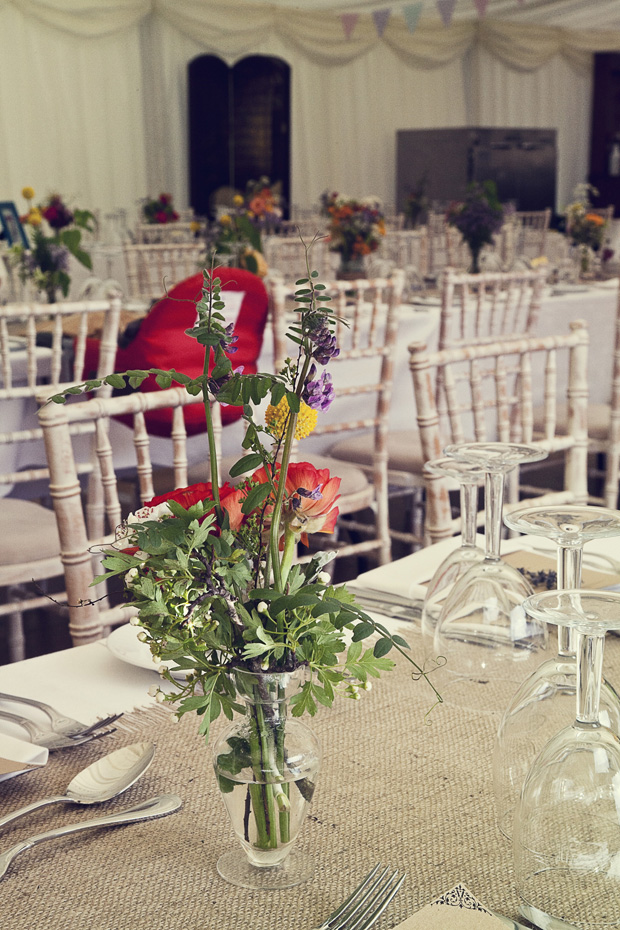 sweet rustic reception