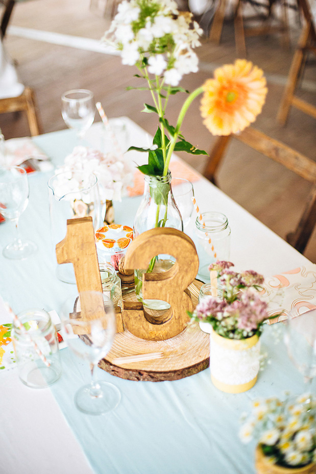 wooden table numbers