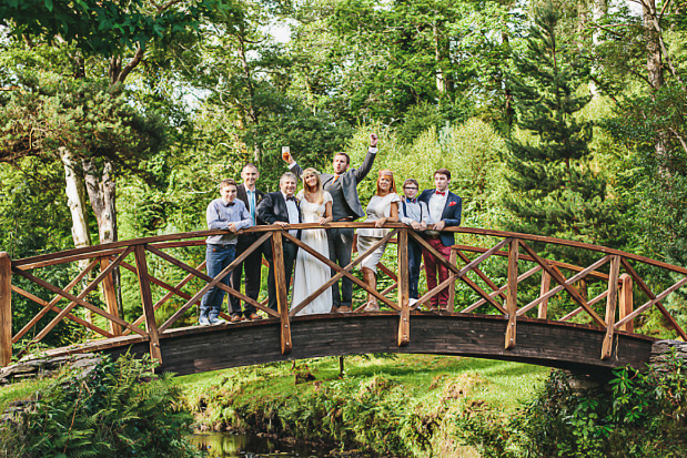 bridal party wedding portrait