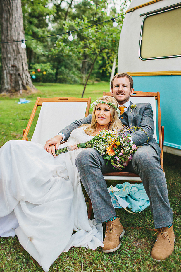 boho bride wedding portrait