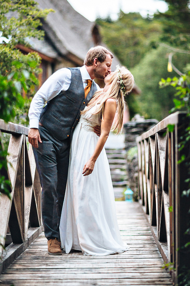 boho wedding portrait