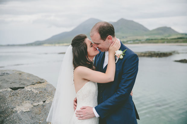 wedding portrait on a beach