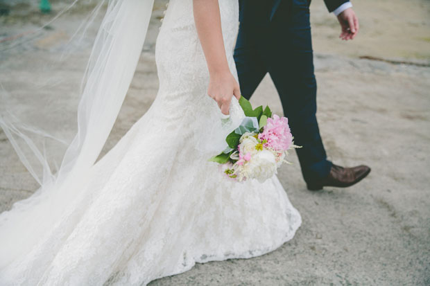 wedding portrait on a beach