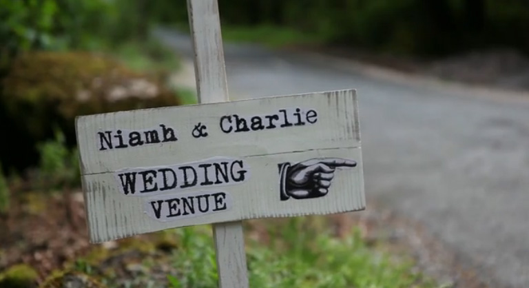 wedding sign