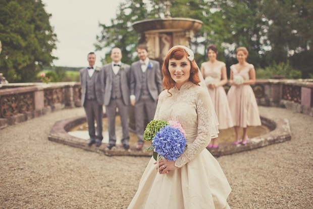 vintage wedding gown