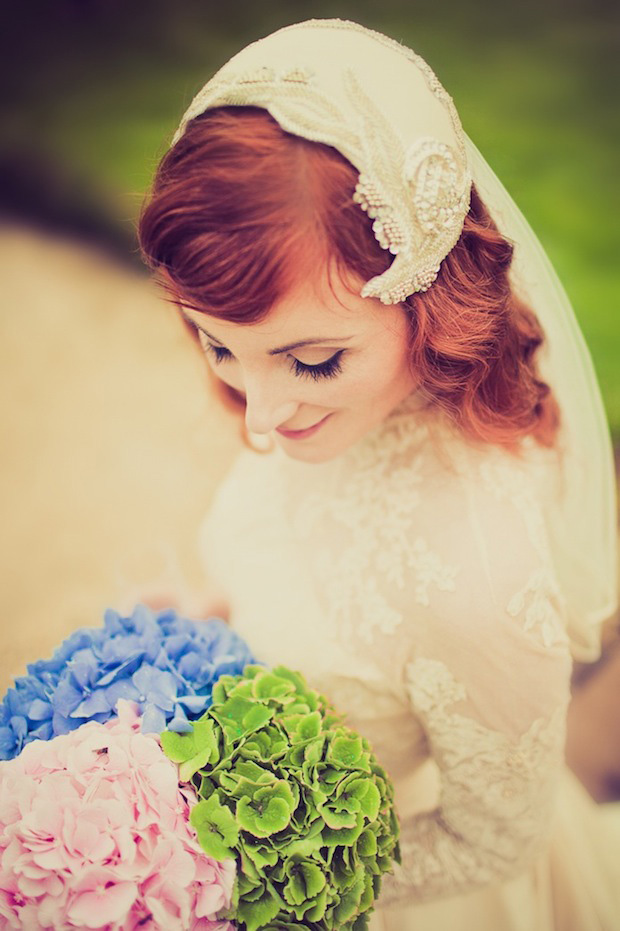 Beautiful vintage style bride