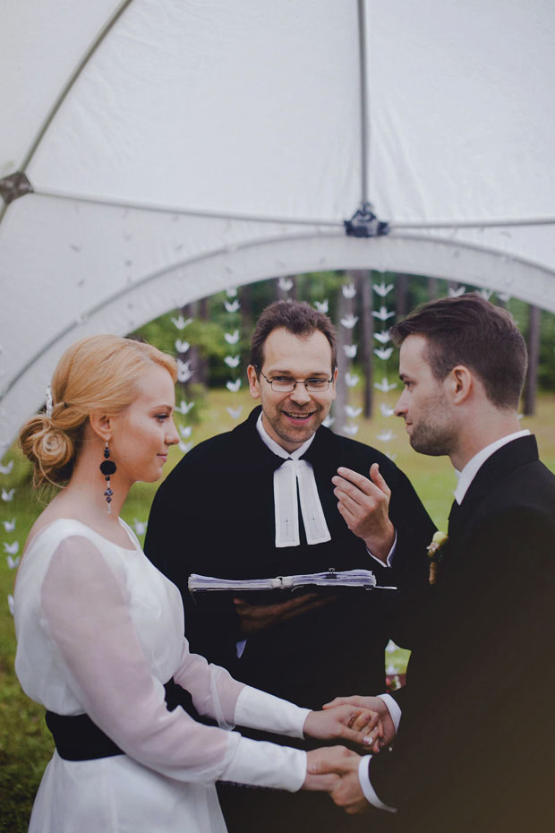 outdoor wedding ceremony