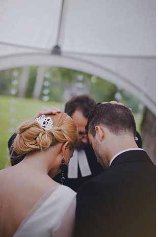 outdoor wedding ceremony