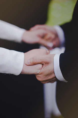 outdoor wedding ceremony