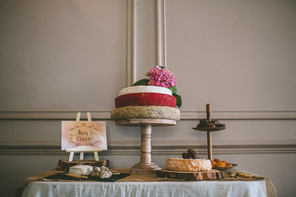 cheese board desert table