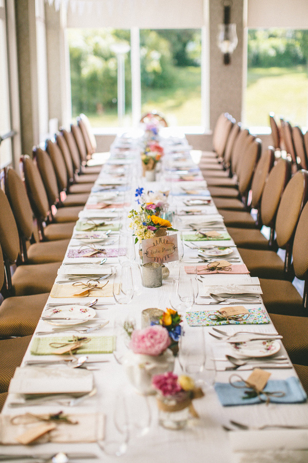 long weddign table