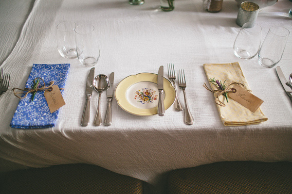 vintage china place setting