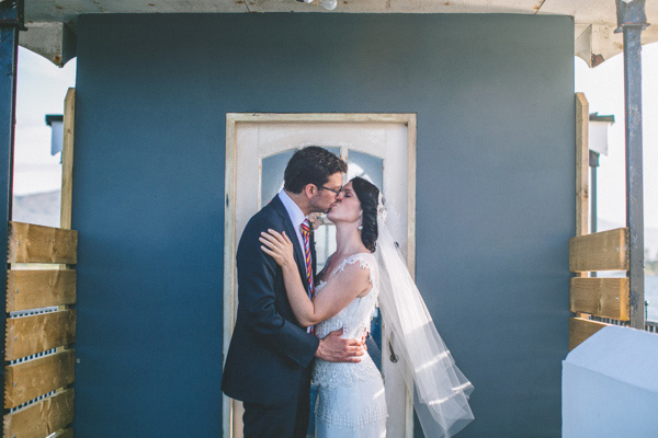 wedding portrait by the sea