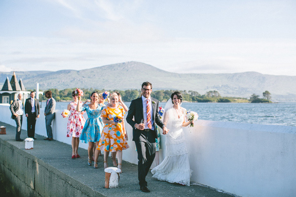 wedding portrait by the sea