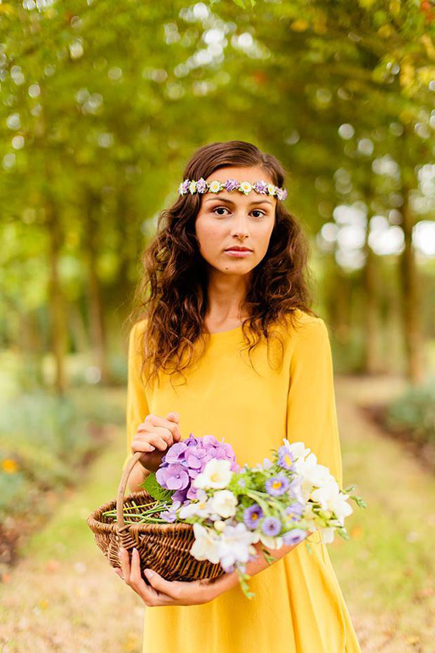 bridal floral garland