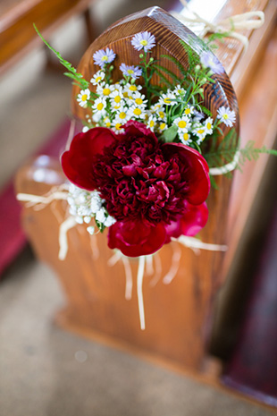 beautiful red flower decor