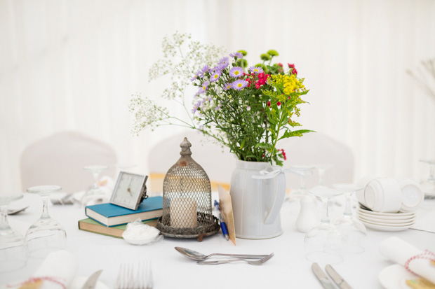 wildflower table decor