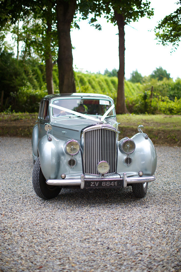 vinatge wedding car