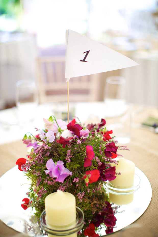 floral table centre piece