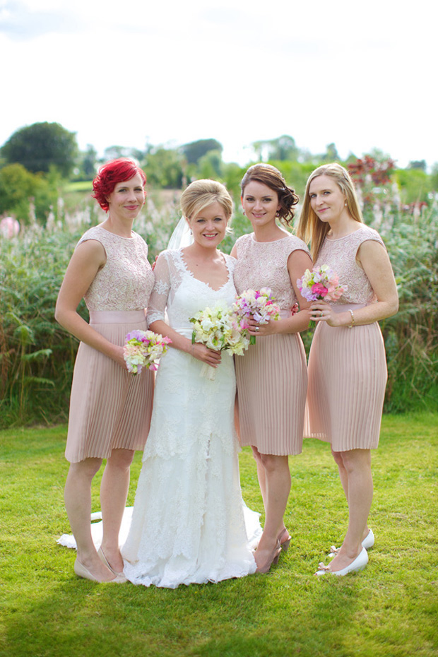 blush pink bridsmaids dresses