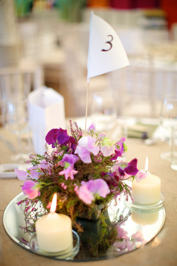 pretty floral center pieces