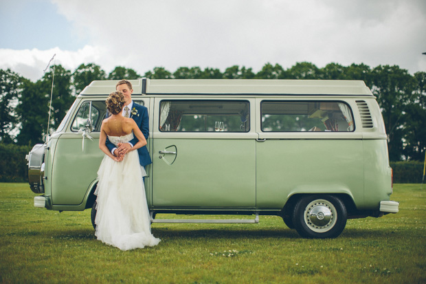 vintage green VW van