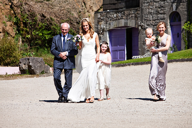 walking to the ceremony