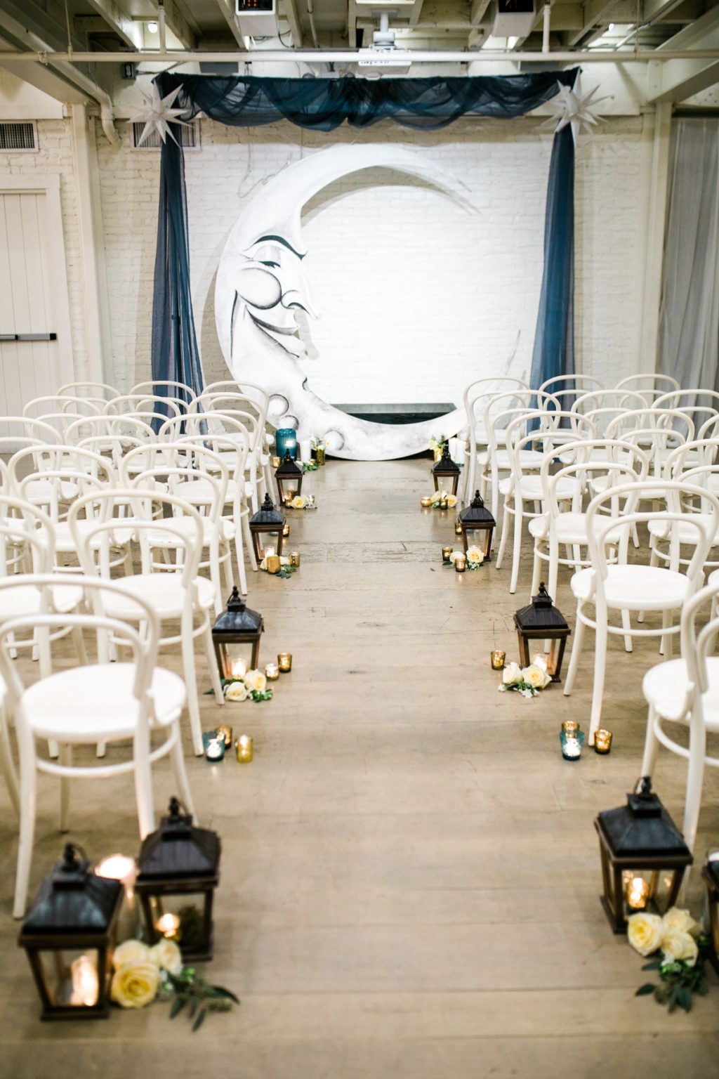 Moon wedding ceremony backdrop | One Fab Day