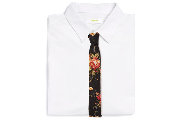 Floral  groom tie