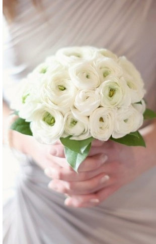 White Ranunculus Bouquet