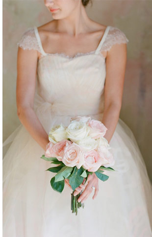 rose bridal bouquet