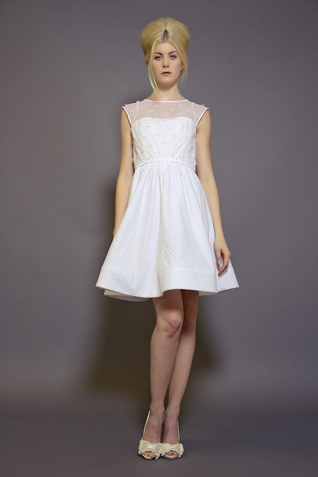 Veronica Sheaffer Poppy short wedding dress