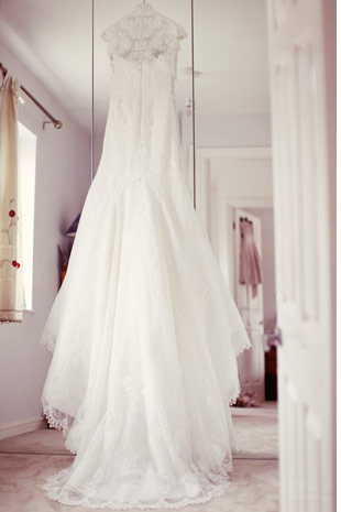 Lace wedding dress