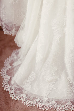 Lace wedding dress