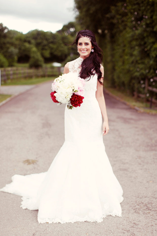 Peony wedding bouquet