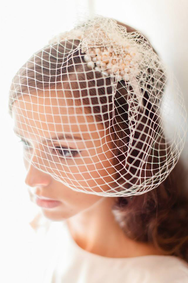 emma mcmanus birdcage 'audrey' veil Johnny Corcoran Photography