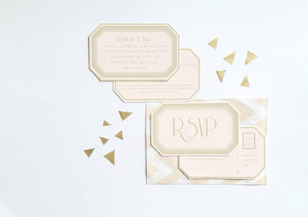 Abigail Warner RSVP wedding stationery