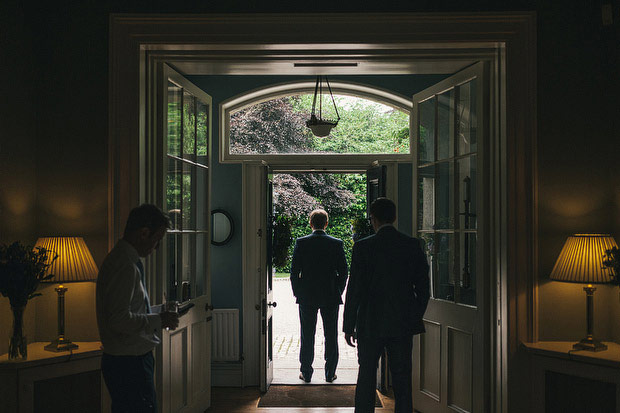 groom waiting for the ceremony