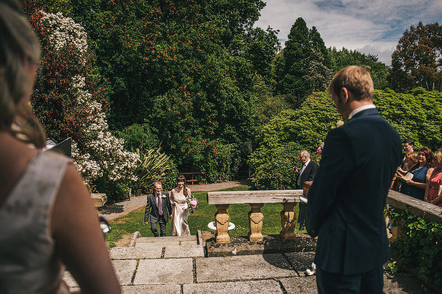 walking to the ceremony