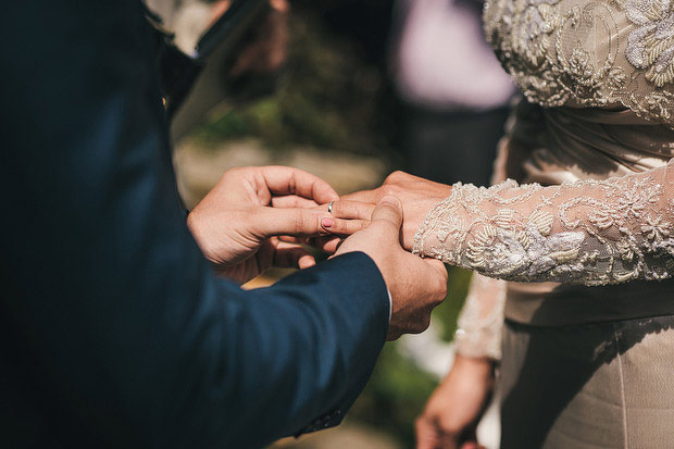 outdoor wedding ceremony