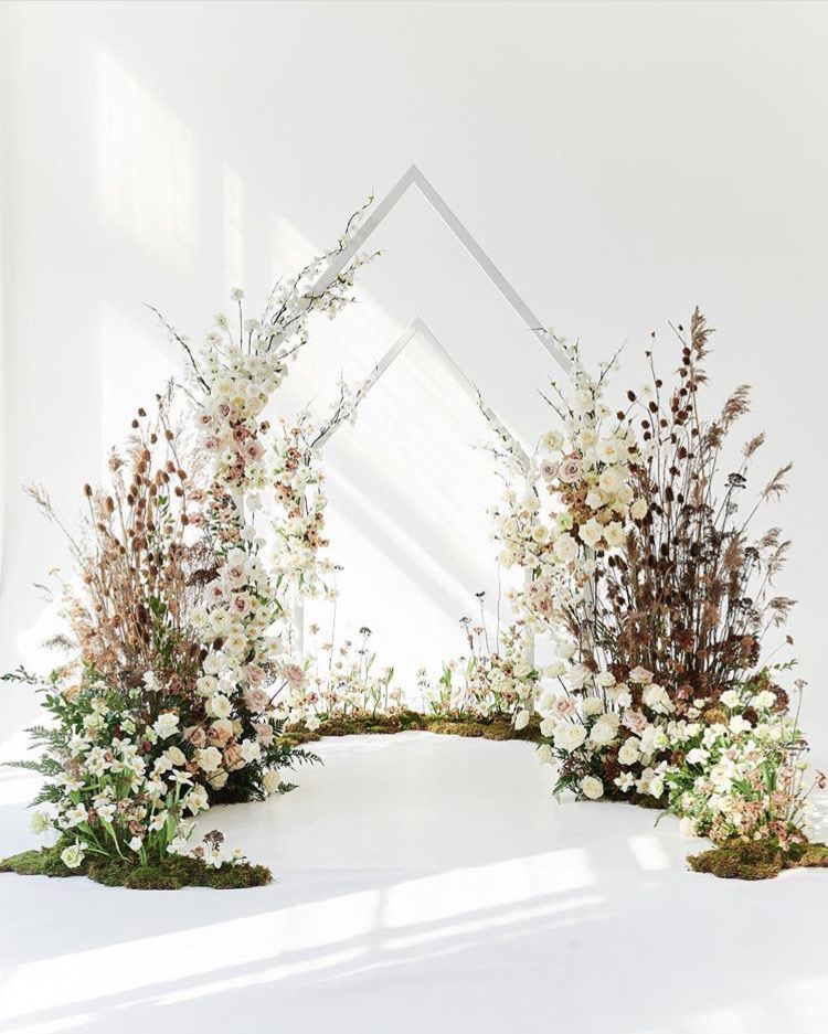 wedding ceremony installation mini chapel structure | one fab day