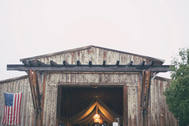 barn wedding reception