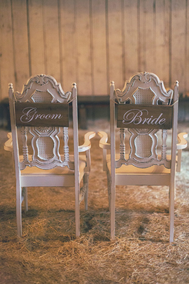 Wedding chair decor