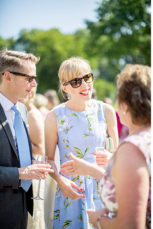 stylish wedding guests