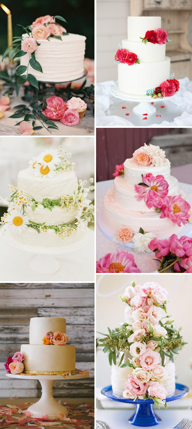 Floral Wedding Cakes